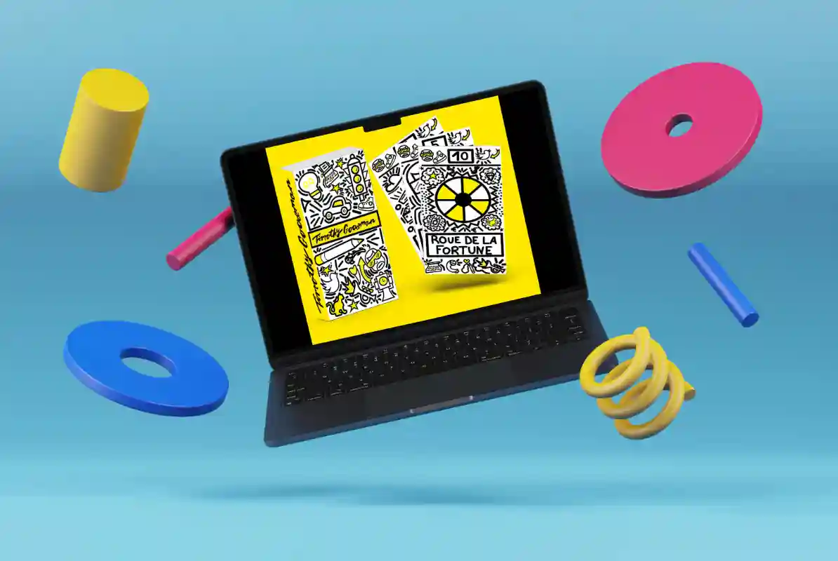 Jeu de cartes illustré inspiré de différents artistes